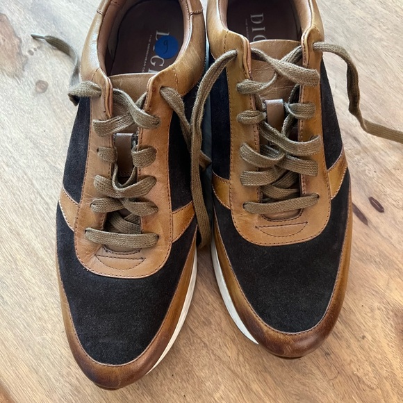 Digel high quality leather  new sports shoes from UK size 9 - Picture 3 of 14